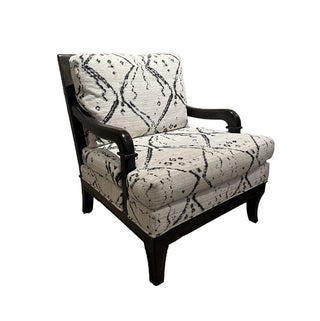 B&W Accent Chair