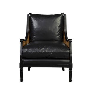 Black Wing Accent Chair