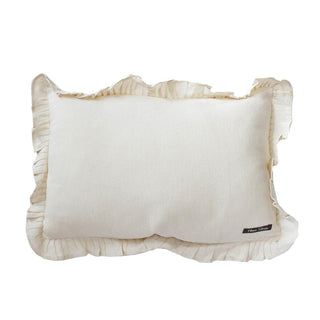 Cream & Ruffles Pillow 16 x 24