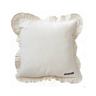 Cream & Ruffles Pillow 20 x 20