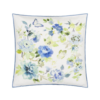 Delft Floral Decorative Pillow