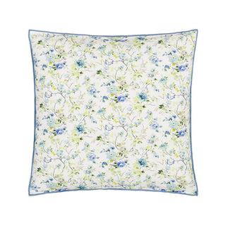 Delft Floral Decorative Pillow