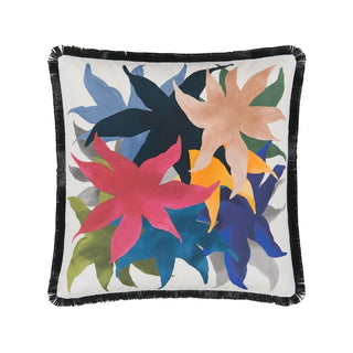 Graphic Floral Decorative Pillow